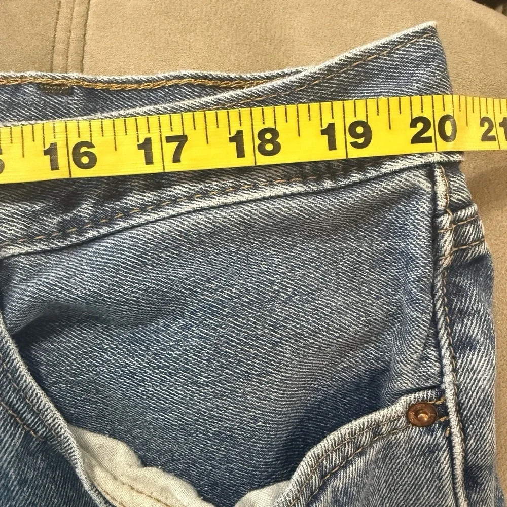 Levis Mens 505 Blue Jeans Denim 42x32 Fits‎ 40x31 Straight Leg
